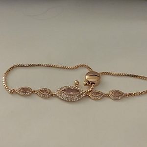 Rose tone bracelet